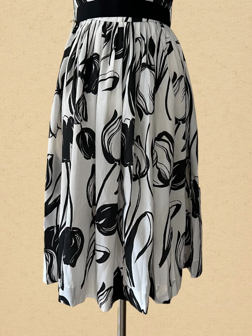 Deadstock Vintage 60s Floral Dress Size XS - Picture 7 of 9